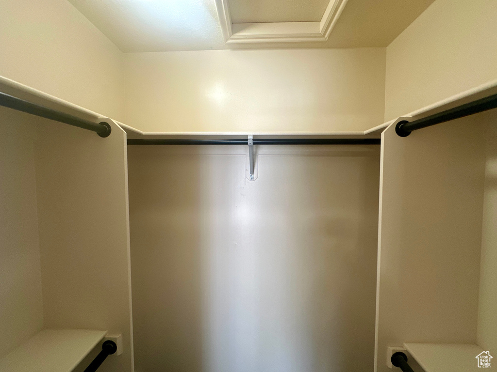 View of spacious closet