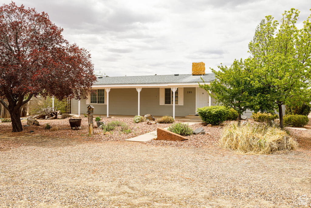 View of ranch-style house