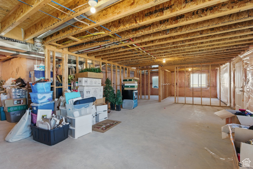 View of basement