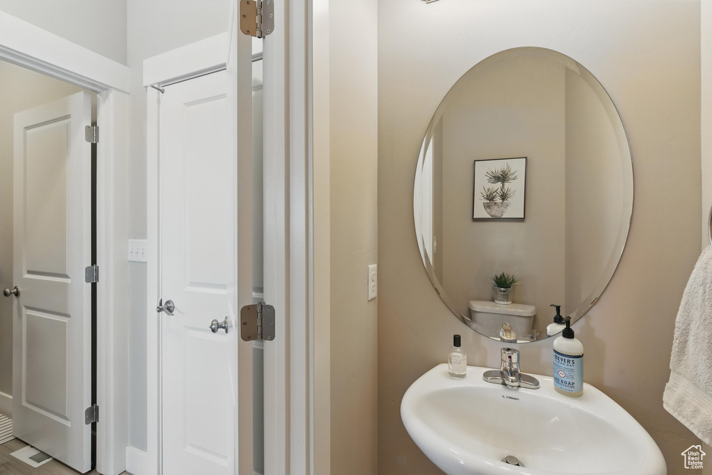 Bathroom featuring a sink