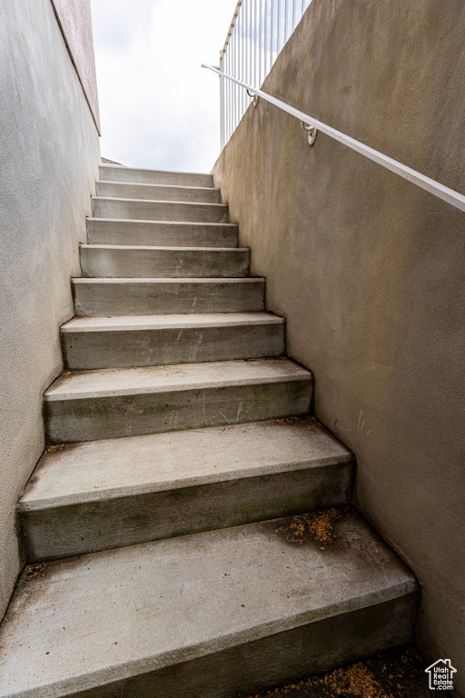 View of stairs