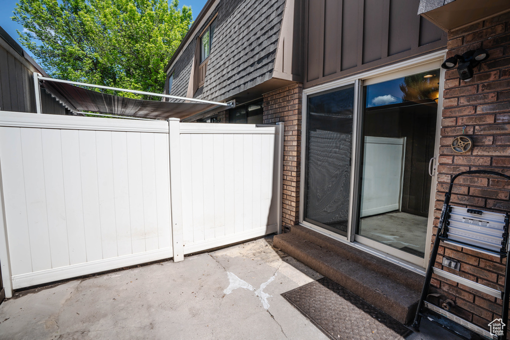 View of patio / terrace with fence