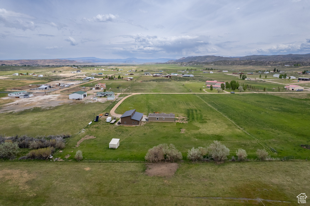 View of property location featuring rural landscape and a mountain backdrop