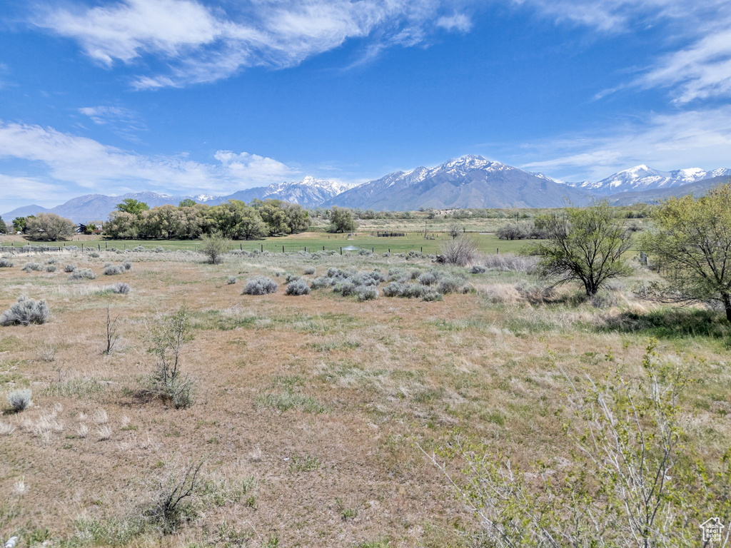 Mountain view with a rural view