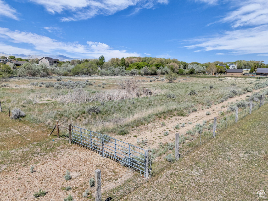 Exterior space with a rural view