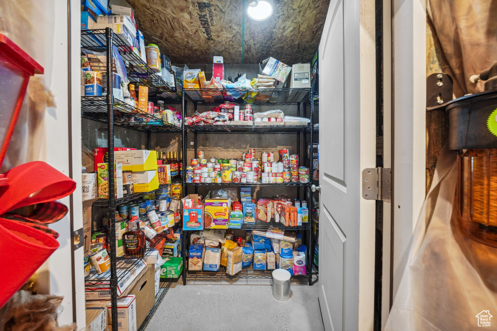 View of storage area