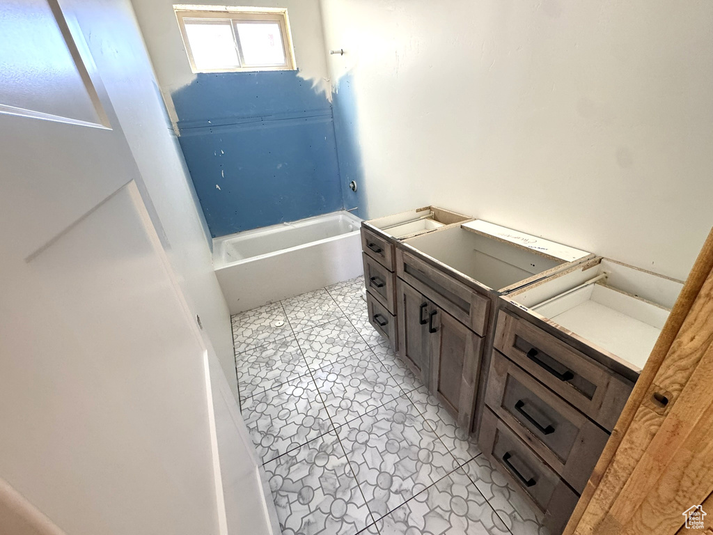 Bathroom with a bath