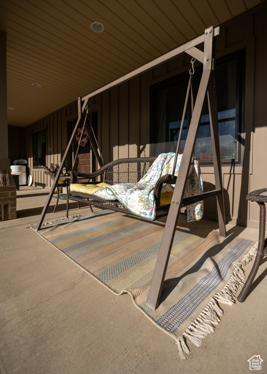 View of patio