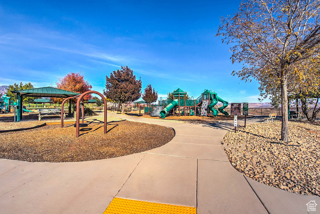 View of community playground
