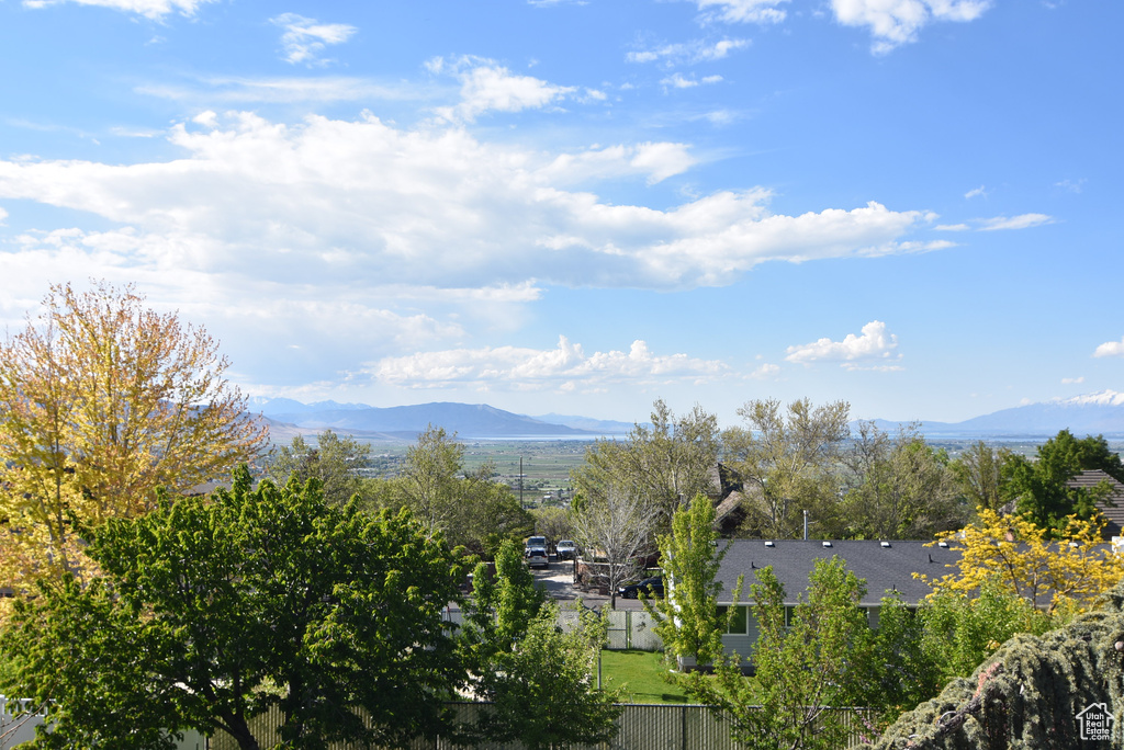 View of mountain backdrop