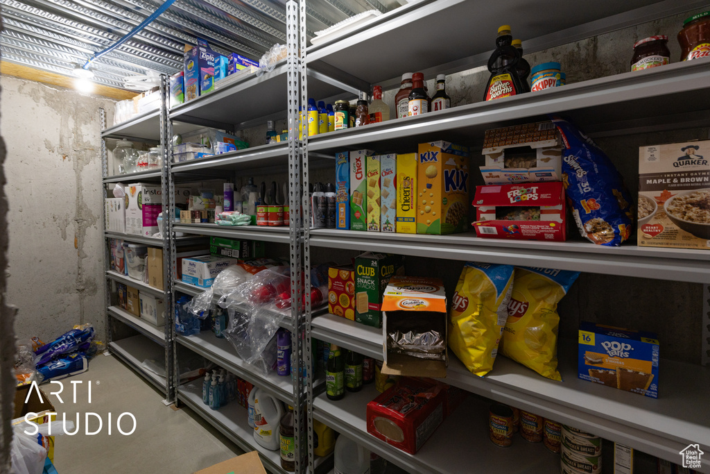 View of storage area