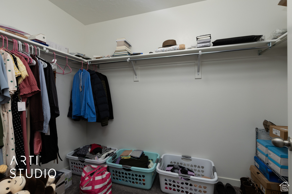 View of spacious closet