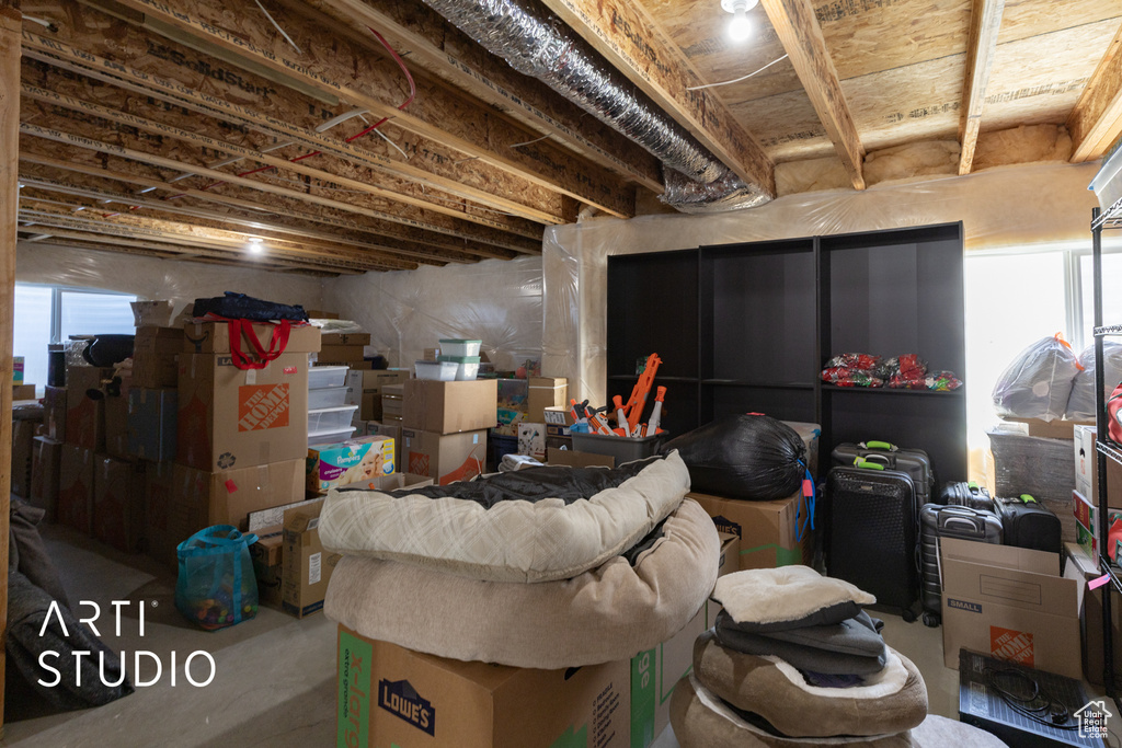 View of basement