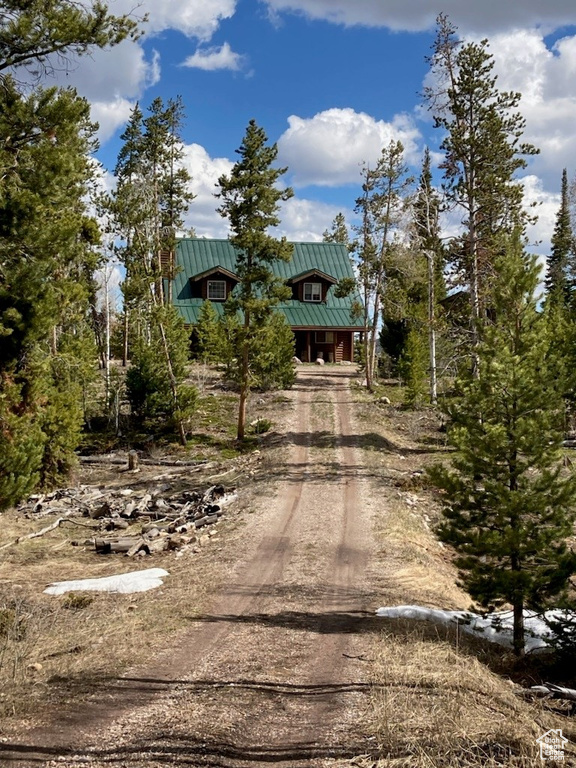 View of street with driveway