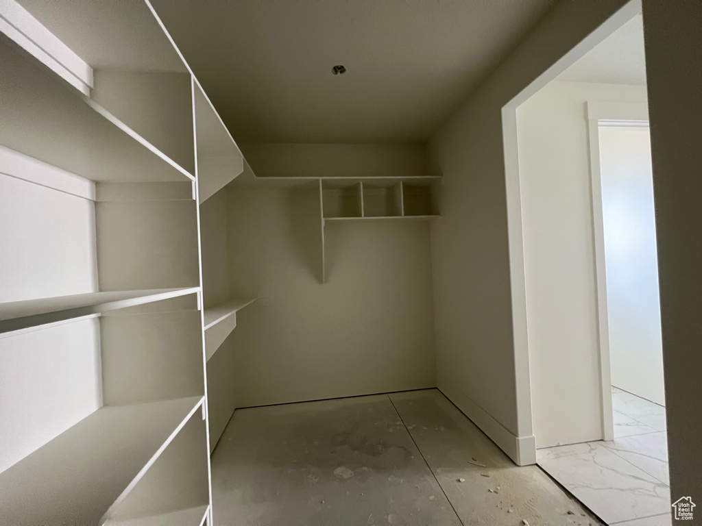 View of spacious closet