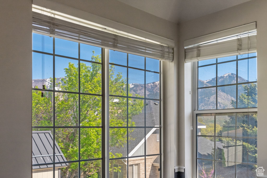 Details with a mountain view