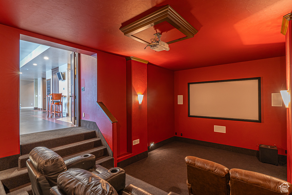 Cinema featuring baseboards