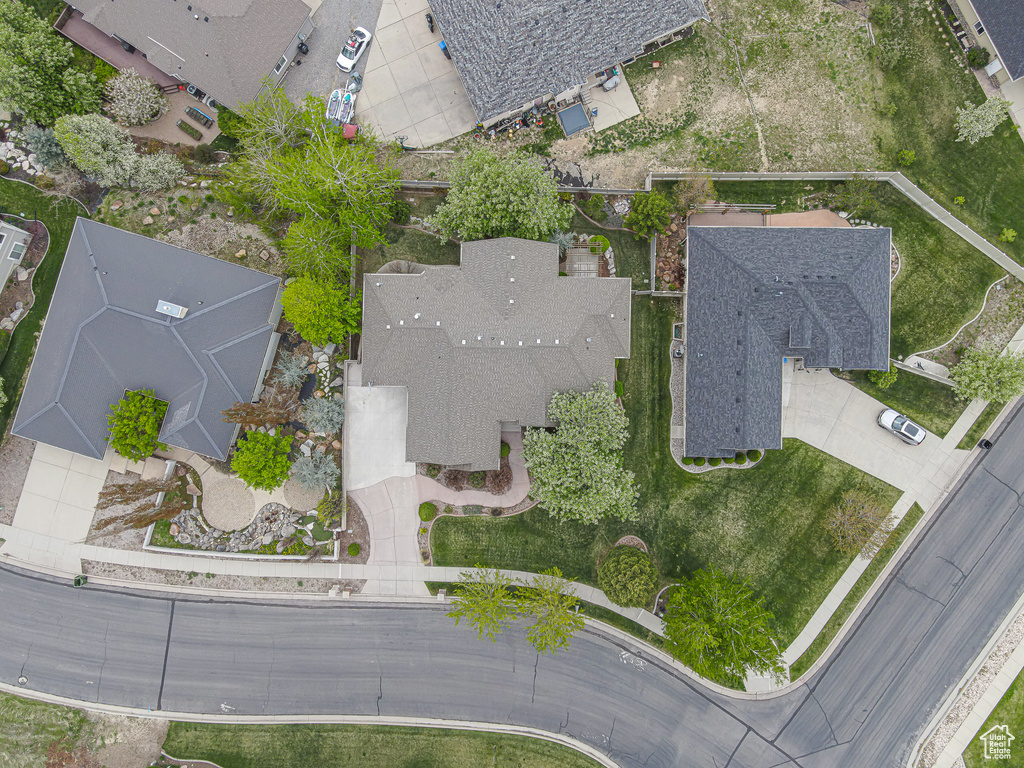 Drone / aerial view featuring a residential view
