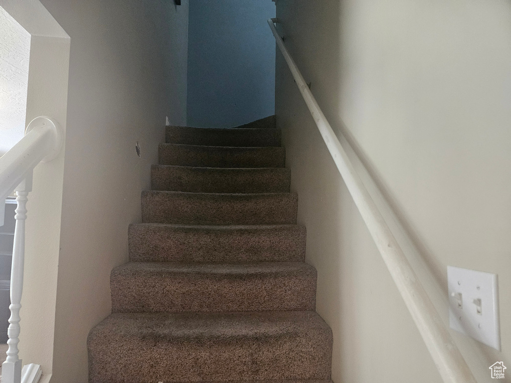 View of stairway