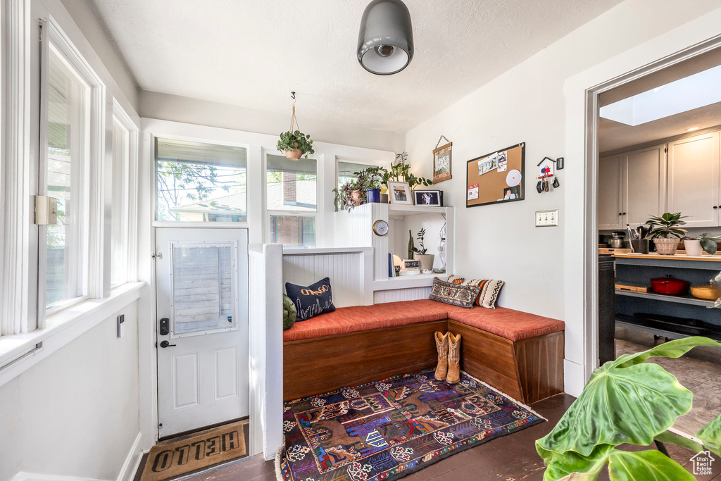 Interior space featuring baseboards