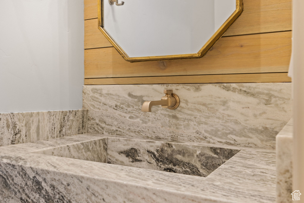 Bathroom featuring a sink