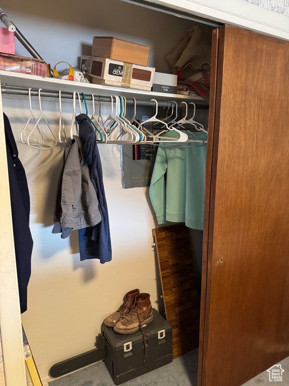 View of closet