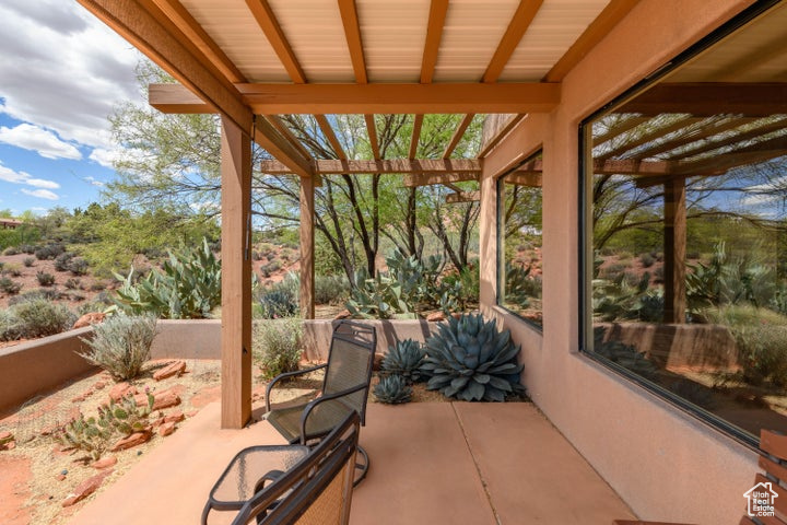 View of patio