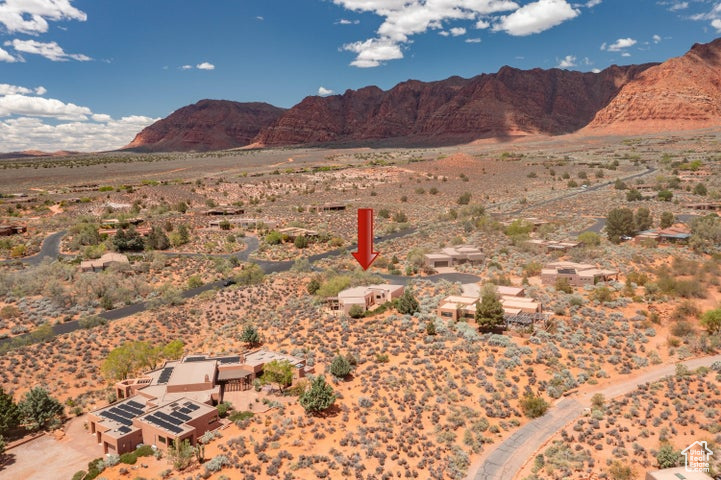 Property view of mountains featuring a rural view and a desert view