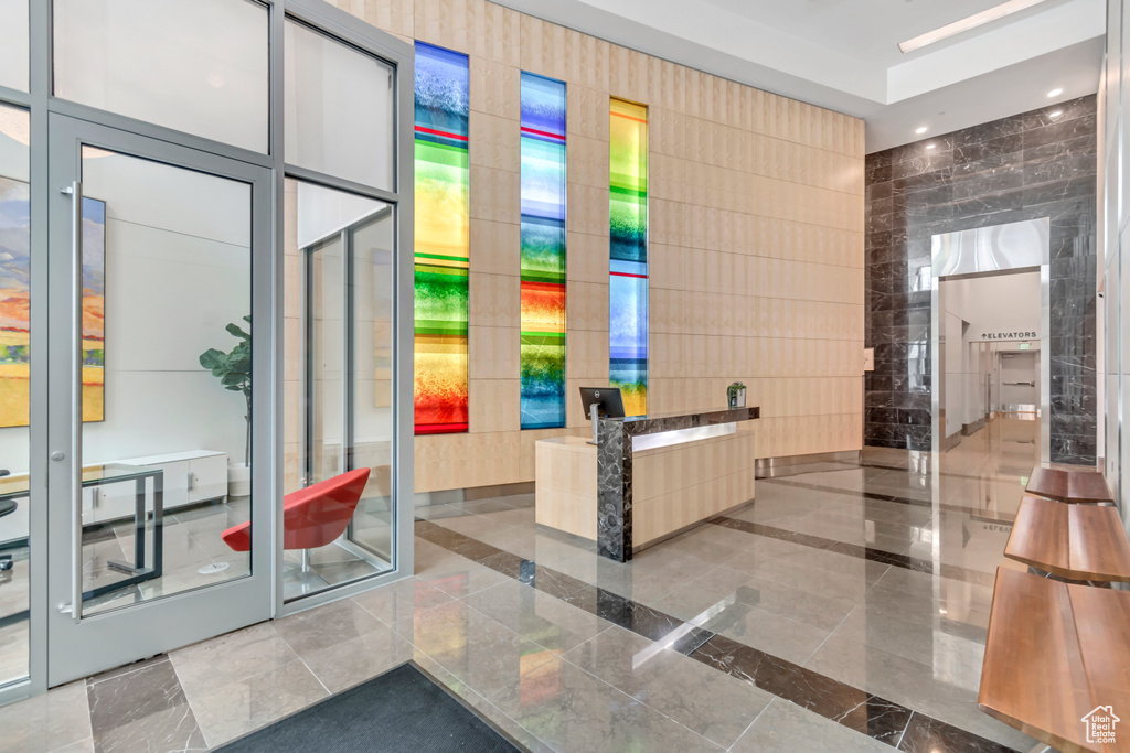 View of building lobby