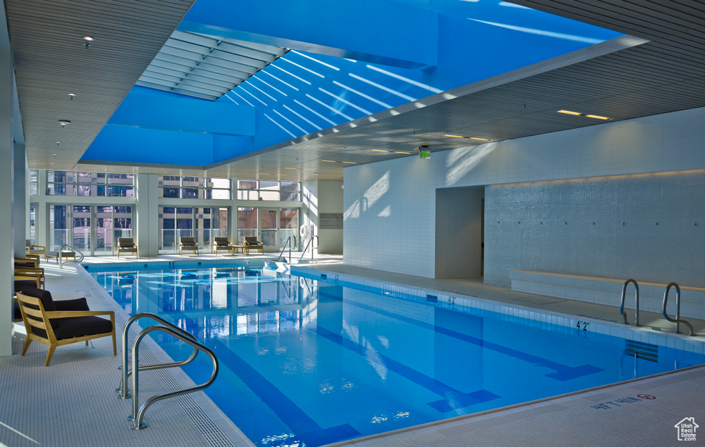 View of pool