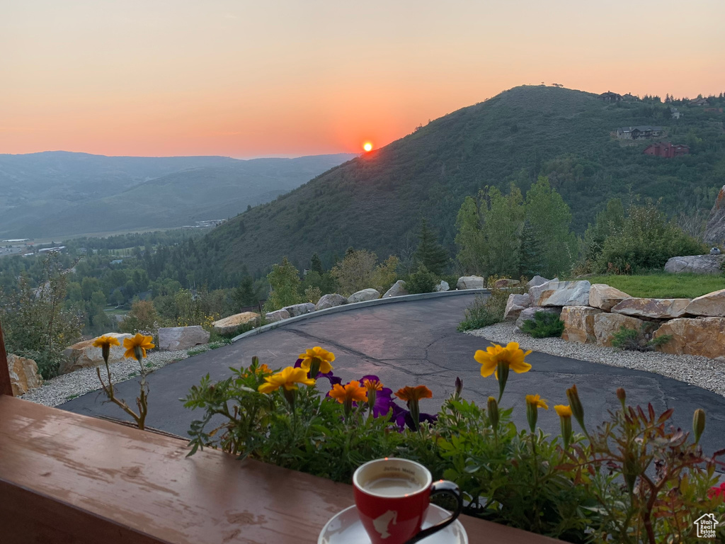 View of mountain backdrop