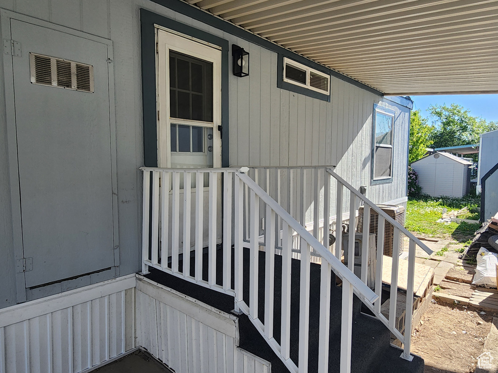 View of property entrance