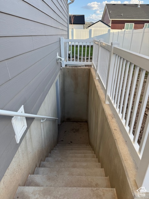 View of staircase