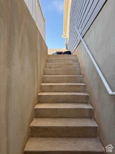 View of staircase