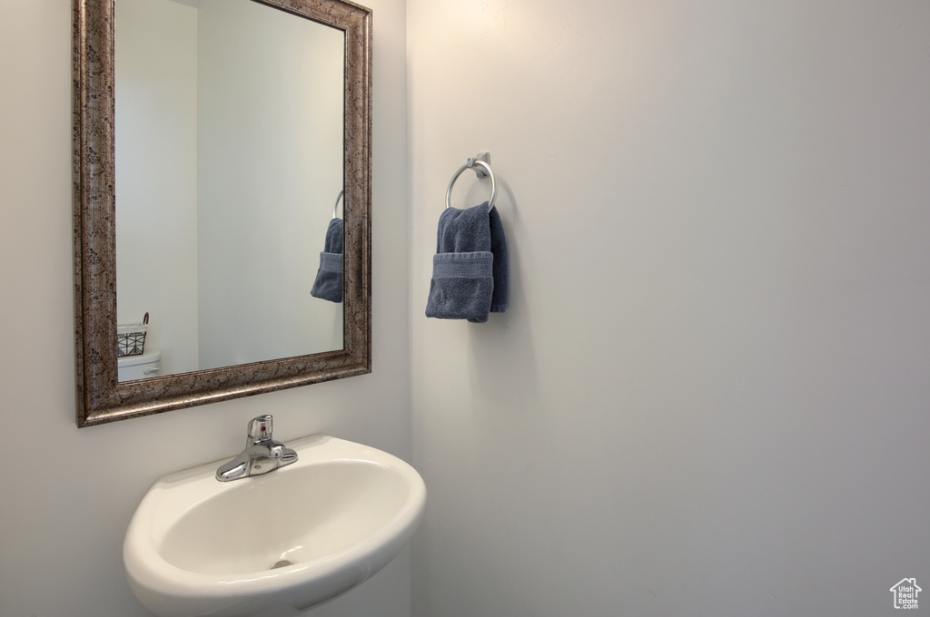 Bathroom featuring a sink