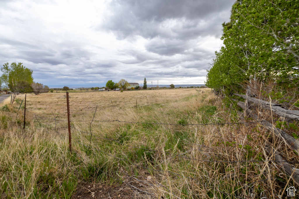 View of undeveloped land with rural landscape