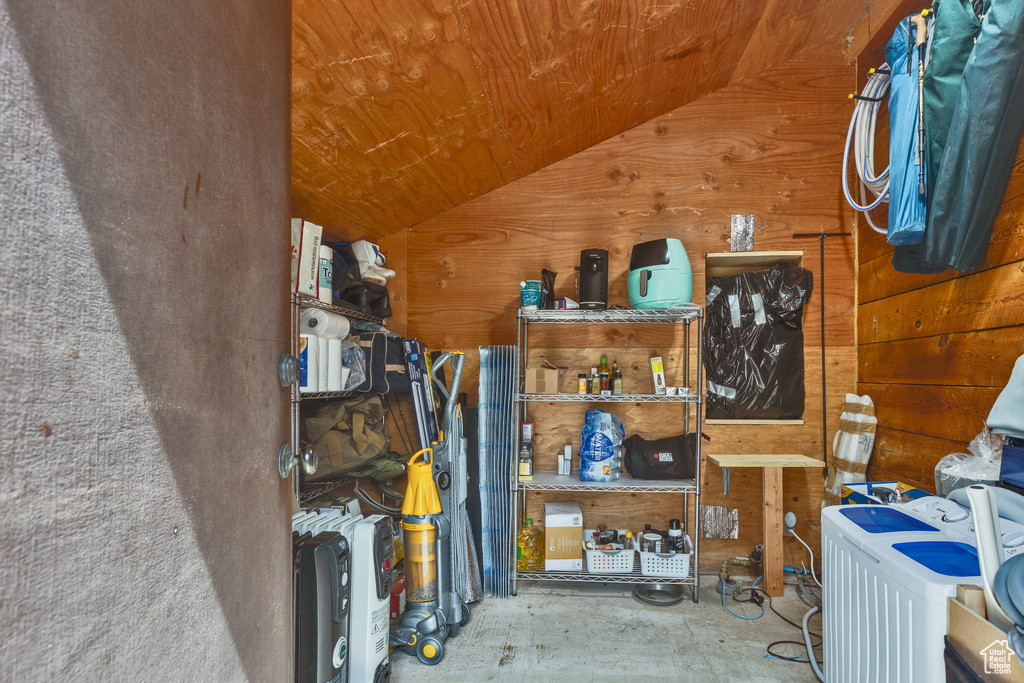 View of storage room