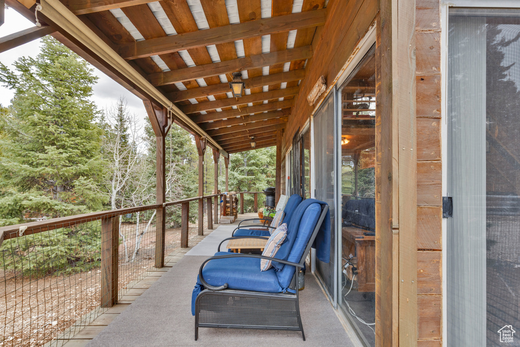 View of patio