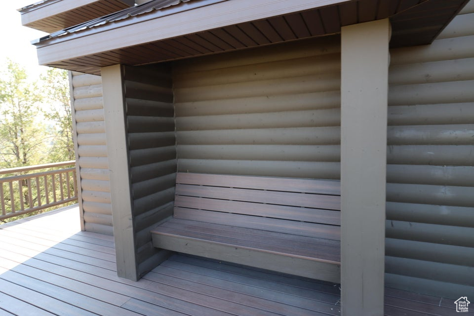 View of deck
