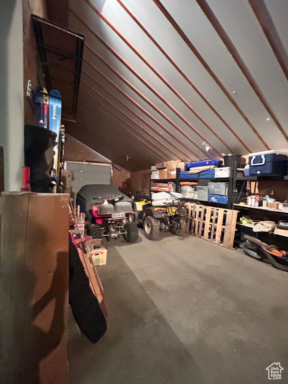 View of attic