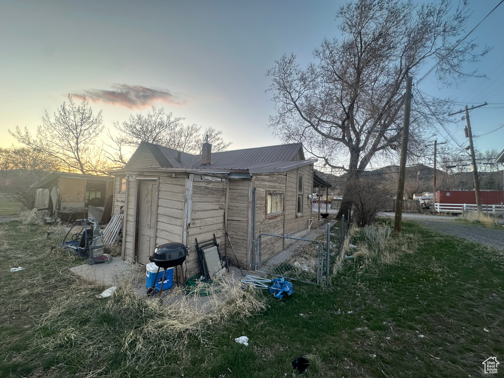 View of outbuilding