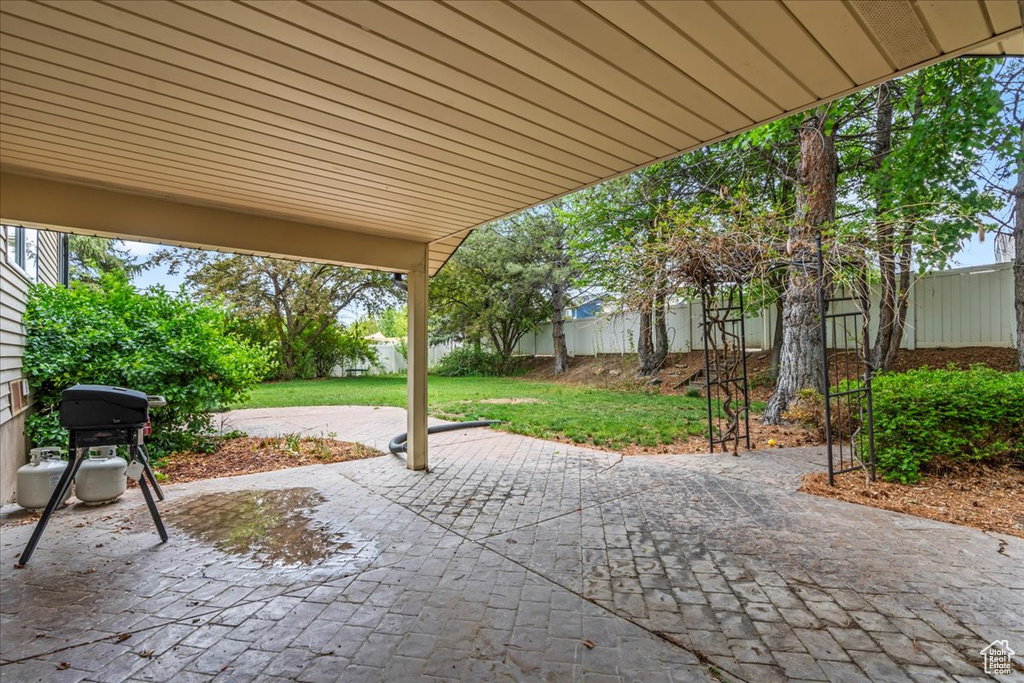 View of patio / terrace featuring a fenced backyard
