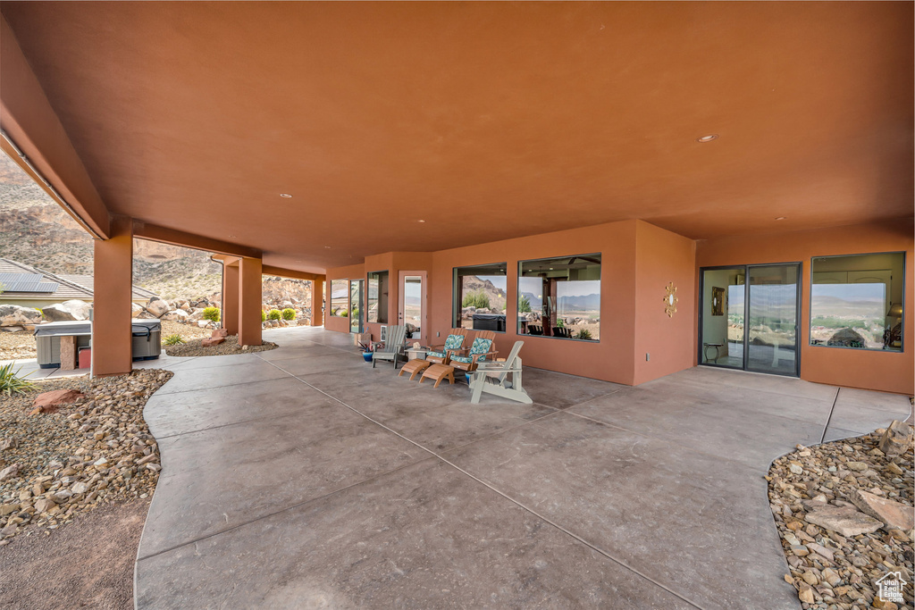 View of patio
