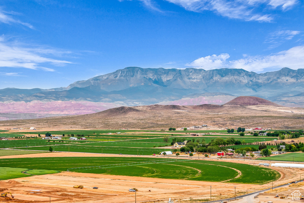 View of mountain feature featuring a rural view