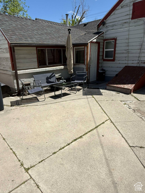 View of patio