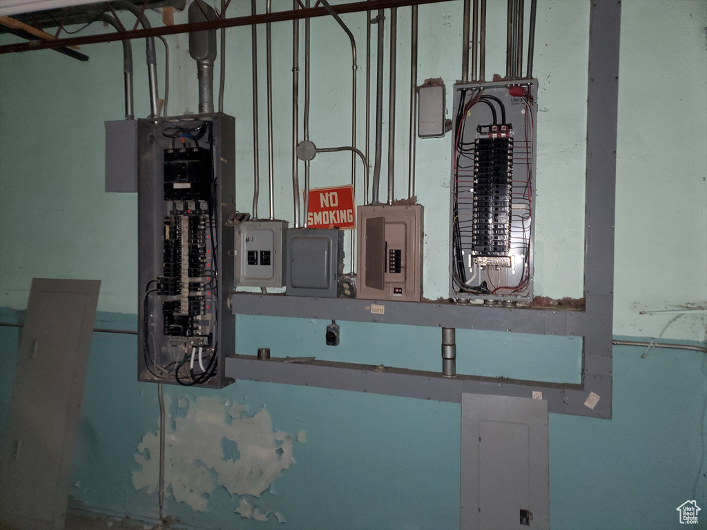 Utilities featuring electric panel