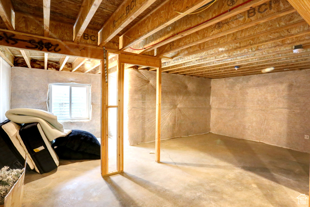 View of basement