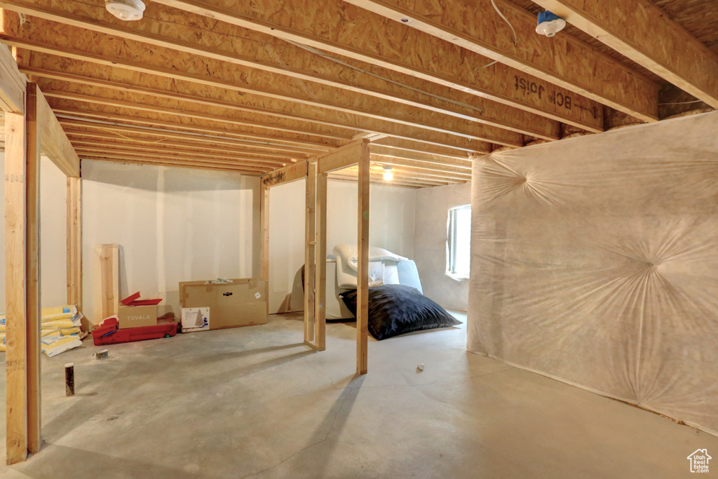View of basement