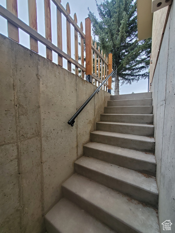 View of stairway