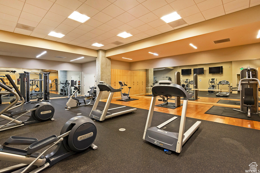 View of exercise room